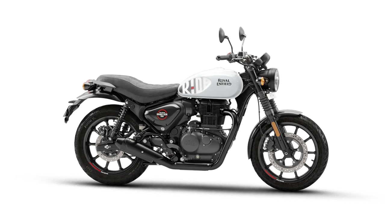 Royal Enfield Hunter 350 Dapper White