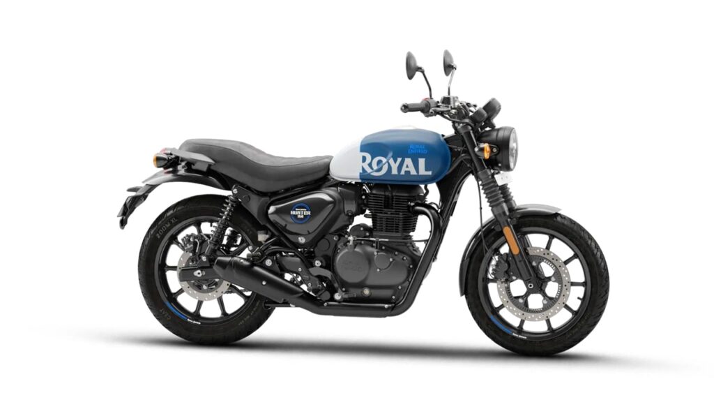 Royal Enfield Hunter 350 Rebel Blue