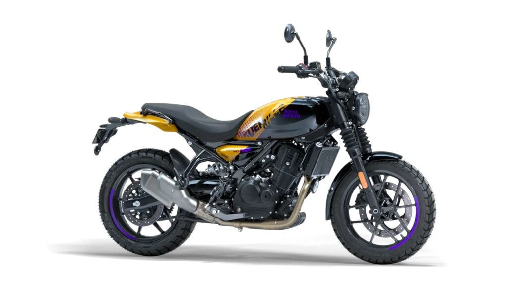 Royal Enfield Guerrilla 450 Yellow Ribbon